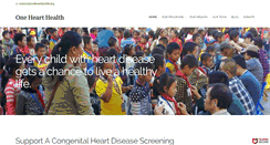 Desktop Screenshot of onehearthealth.org