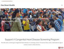 Tablet Screenshot of onehearthealth.org
